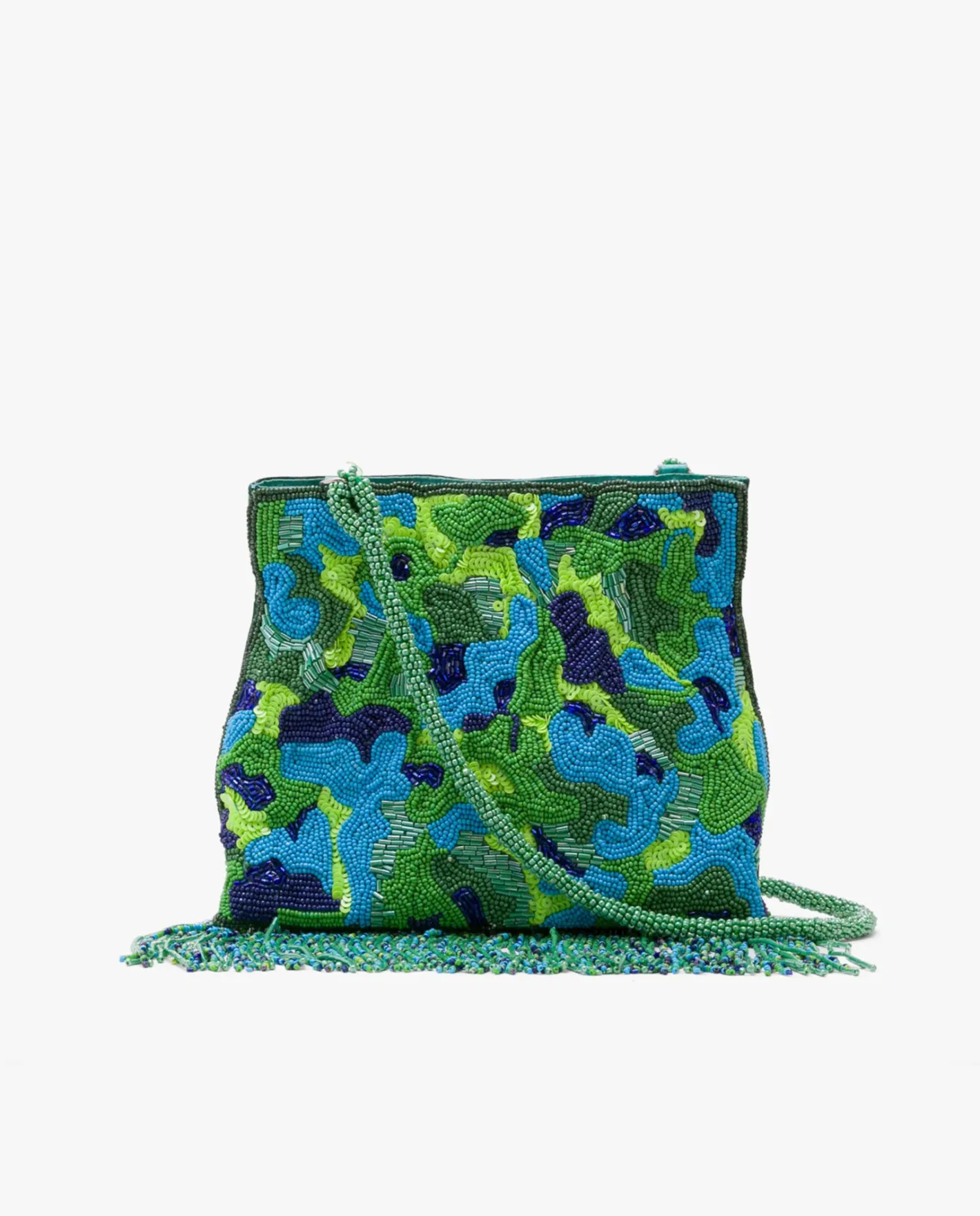 Cuplé Bandolera Cuentas Leopardo Verde^Mujer Bandoleras