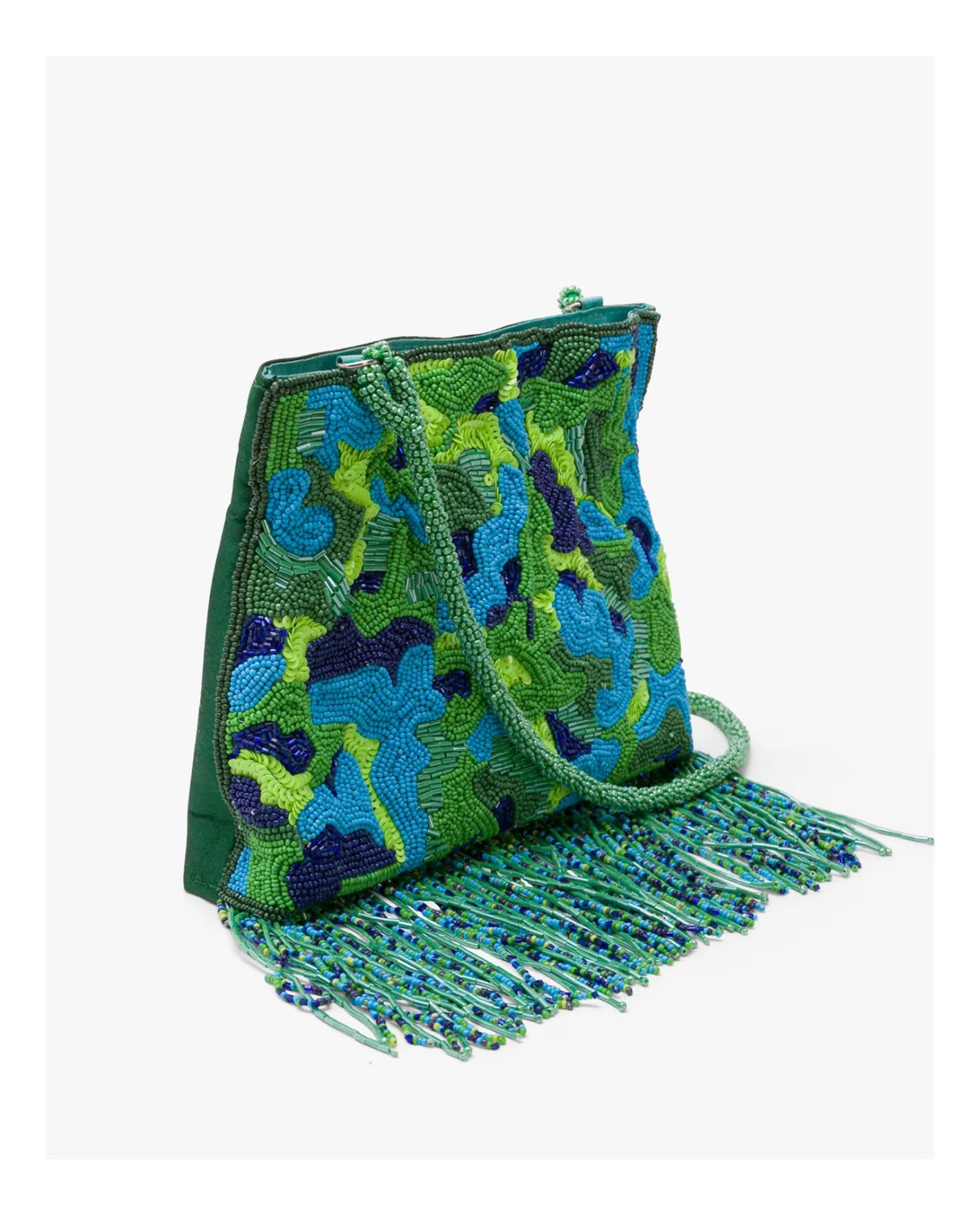 Cuplé Bandolera Cuentas Leopardo Verde^Mujer Bandoleras