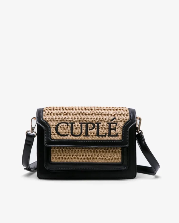 Cuplé Bandolera Rafia Beig^Mujer Bandoleras