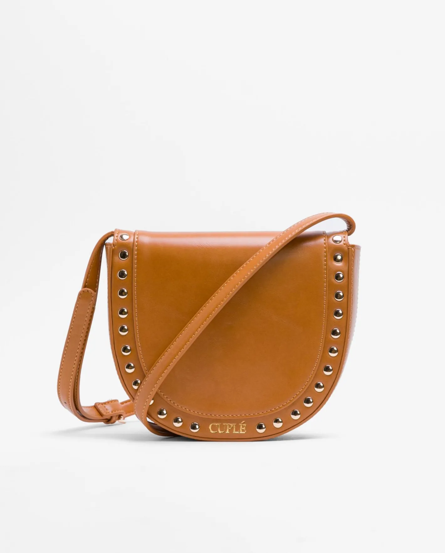 Cuplé Bandolera Tachas Tecnopiel Cuero^Mujer Bandoleras