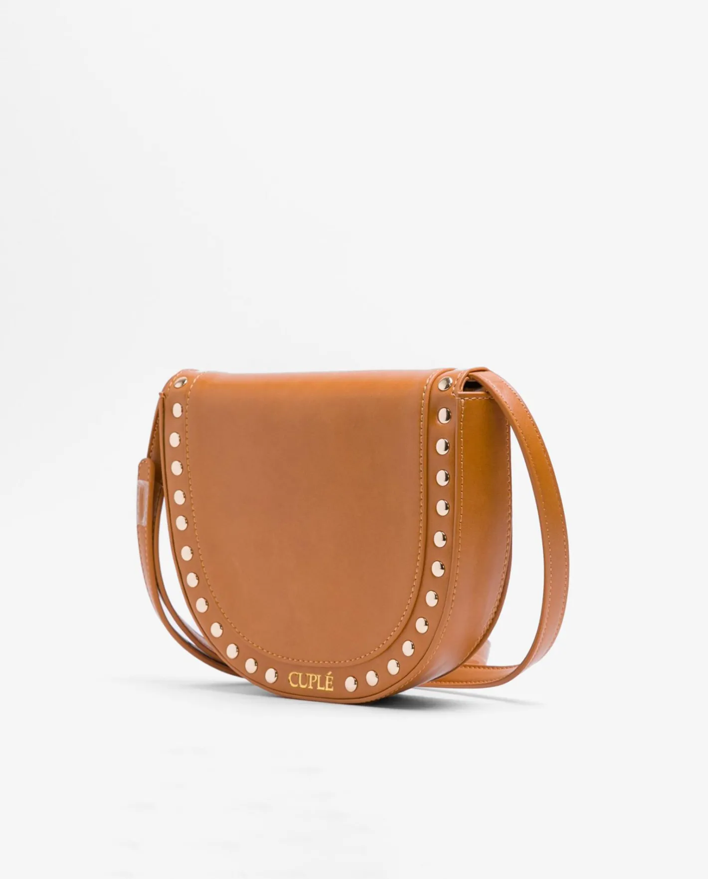 Cuplé Bandolera Tachas Tecnopiel Cuero^Mujer Bandoleras