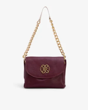 Cuplé Bolso Bicolor Napa Bugui Burdeos^Mujer Shoppers Y Bolsos Hombro