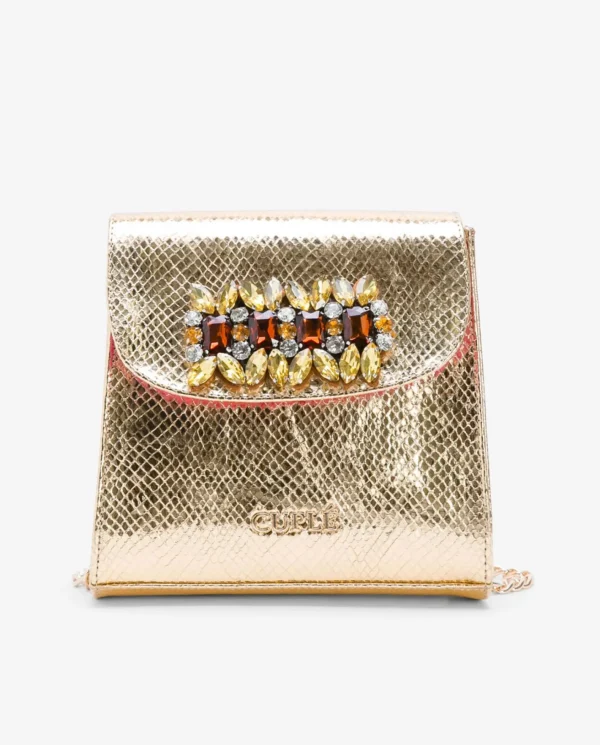 Cuplé Bolso Cruzar Serpiente Oro^Mujer Bandoleras