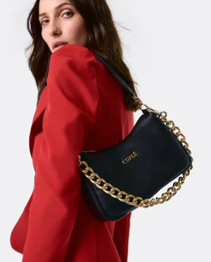 Cuplé Bolso Fatima Napa Negro^Mujer Shoppers Y Bolsos Hombro