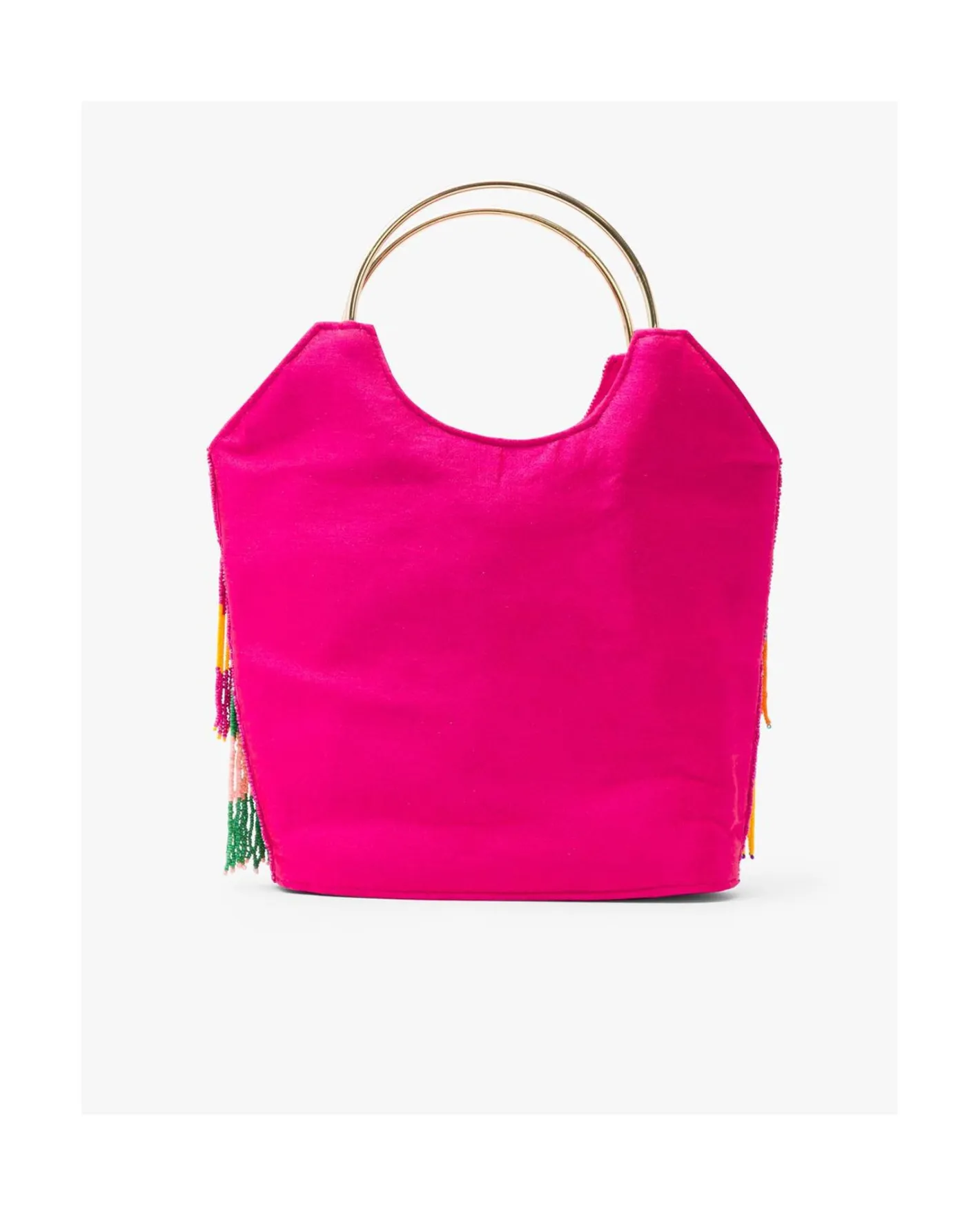 Cuplé Bolso Flecos Cuentas Multicolor^Mujer Shoppers Y Bolsos Hombro