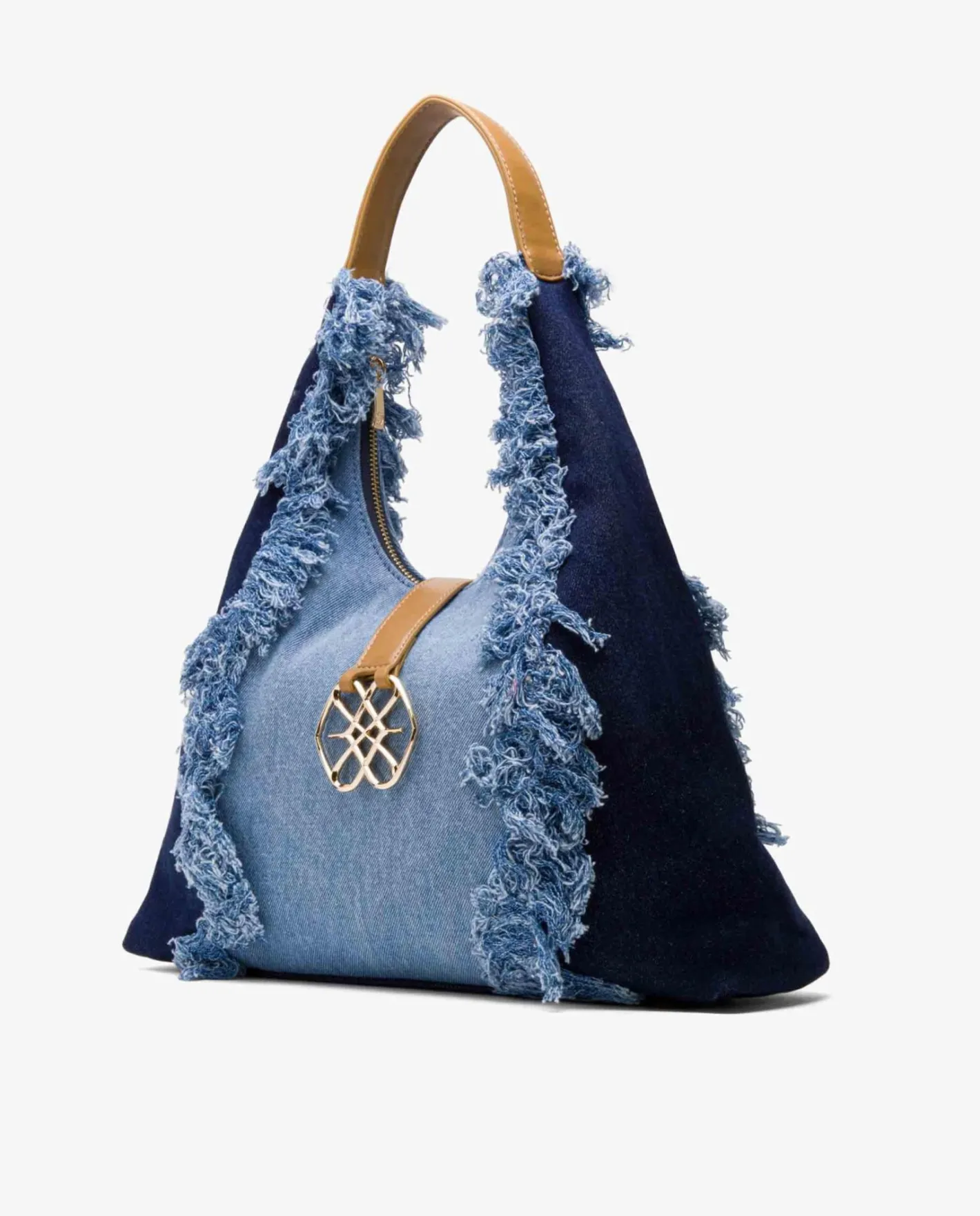 Cuplé Bolso Hobo Vaquero Marino^Mujer Shoppers Y Bolsos Hombro