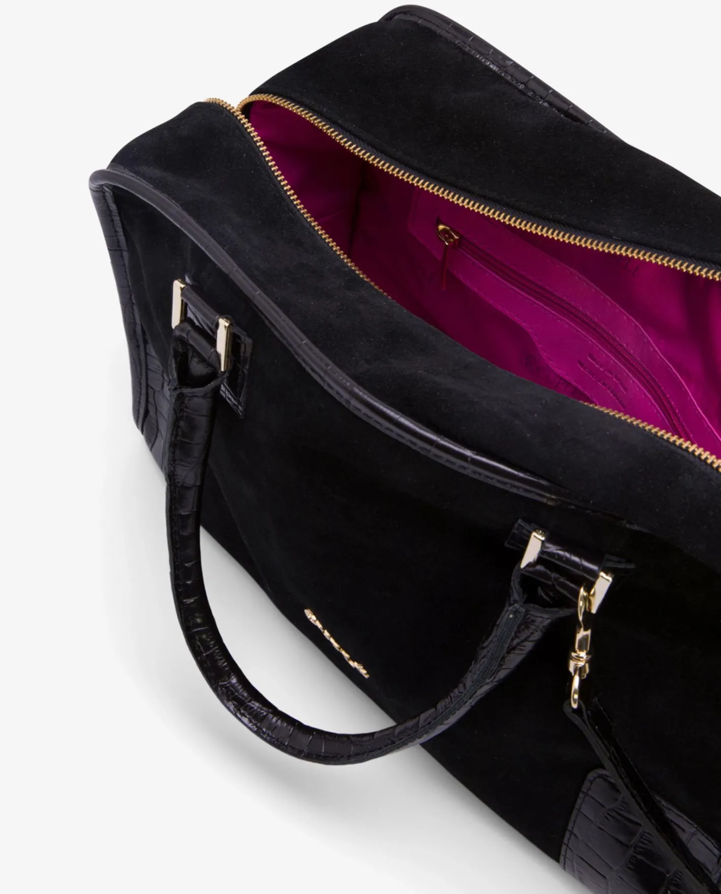 Cuplé Bolso Rectangular Serraje Negro^Mujer Shoppers Y Bolsos Hombro