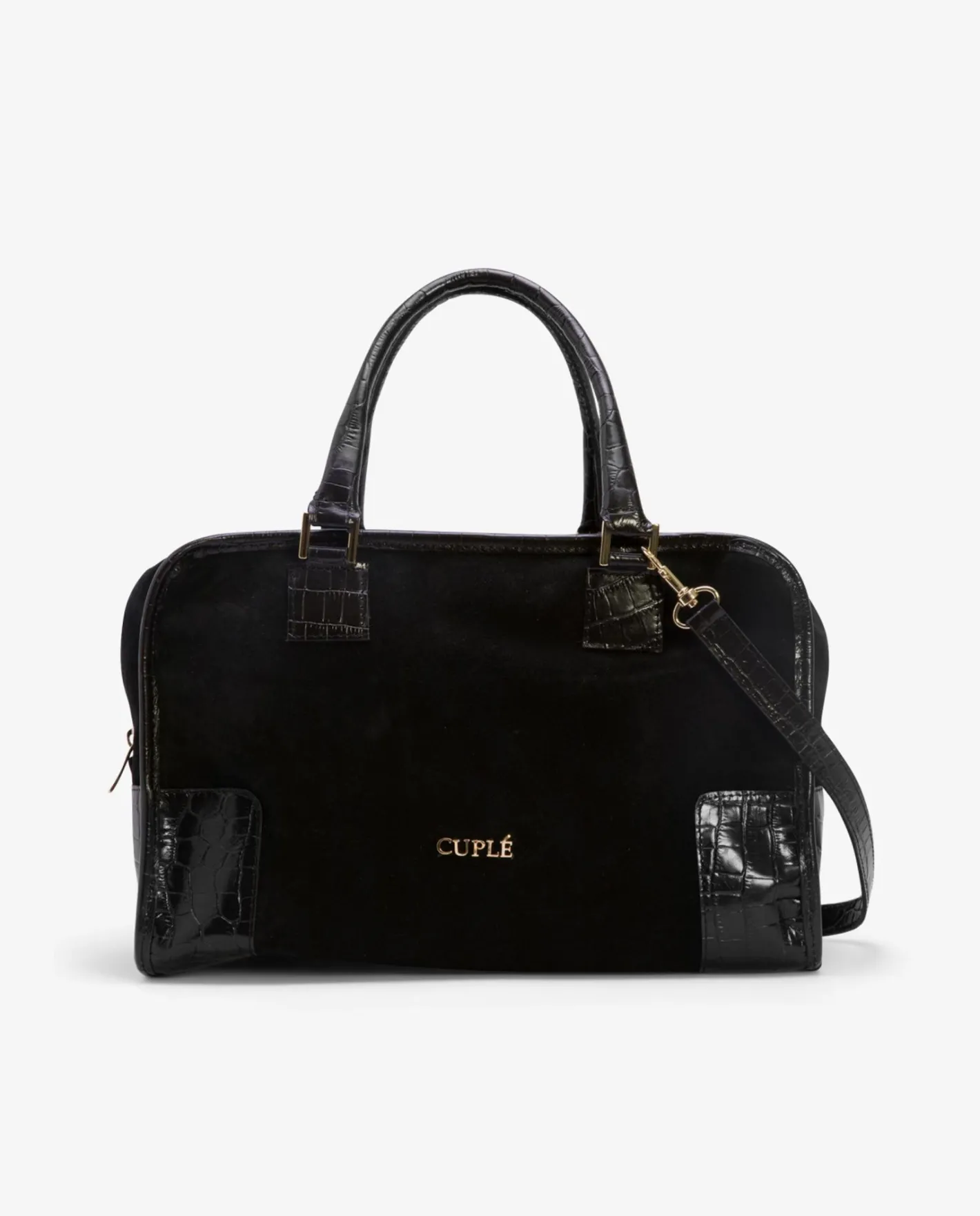Cuplé Bolso Rectangular Serraje Negro^Mujer Shoppers Y Bolsos Hombro