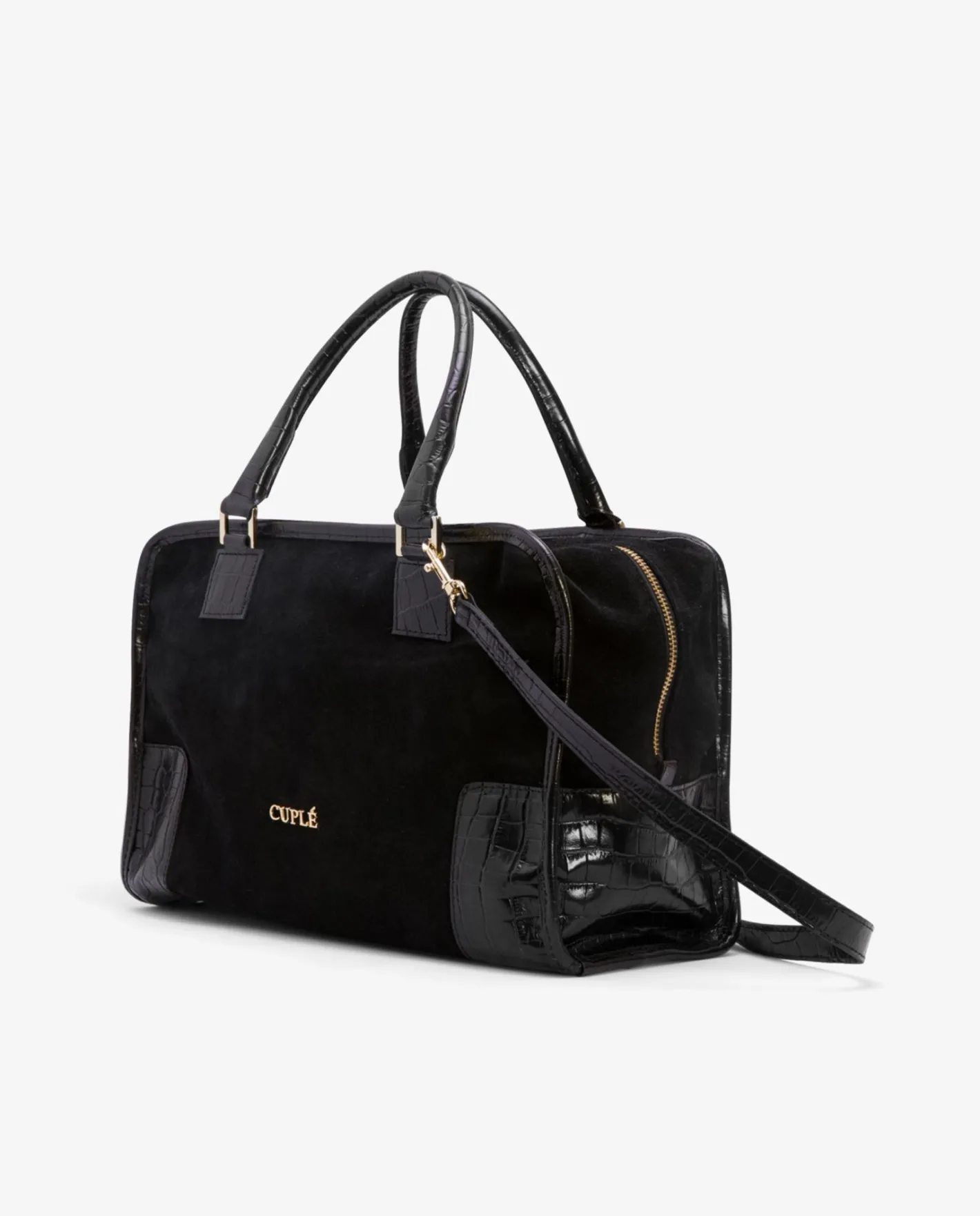 Cuplé Bolso Rectangular Serraje Negro^Mujer Shoppers Y Bolsos Hombro