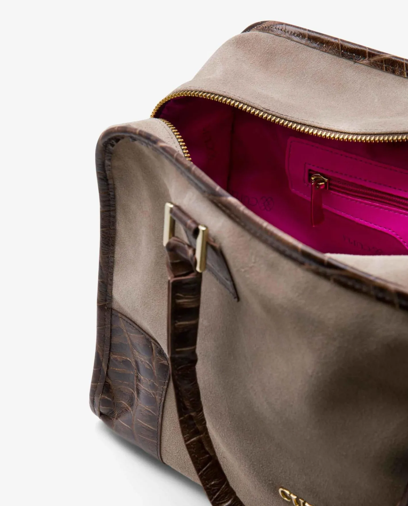 Cuplé Bolso Rectangular Serraje Gris^Mujer Shoppers Y Bolsos Hombro