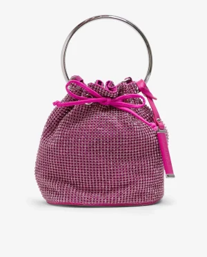 Cuplé Bombonera Strass Fucsia^Mujer Bolsos Mano