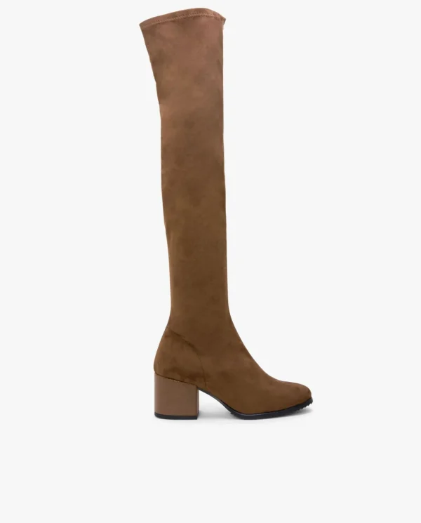 Cuplé Bota Mosquetera Strech Ultrasuede Strech Cuero^Mujer Botas Y Botines