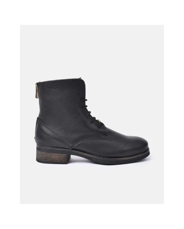 Cuplé Botin Napa Negro^Mujer Botas Y Botines