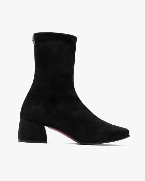 Cuplé Botin Ultrasuede Strech Negro^Mujer Botas Y Botines