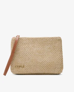 Cuplé Cartera Rafia Beig^Mujer Bolsos Mano