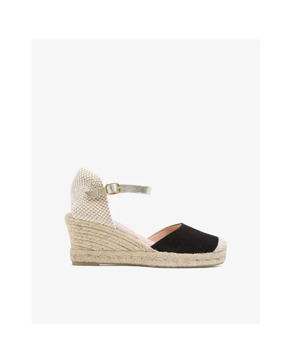 Cuplé Cuna Yute Con Con Pulsera Serraje Negro^Mujer Cuñas