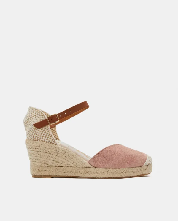 Cuplé Cuna Yute Con Con Pulsera Serraje Rosa Palo^Mujer Cuñas