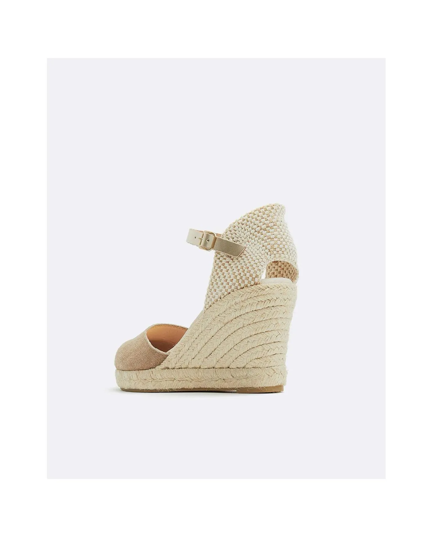 Cuplé Cuna Yute Con Pulsera Serraje Topo^Mujer Cuñas