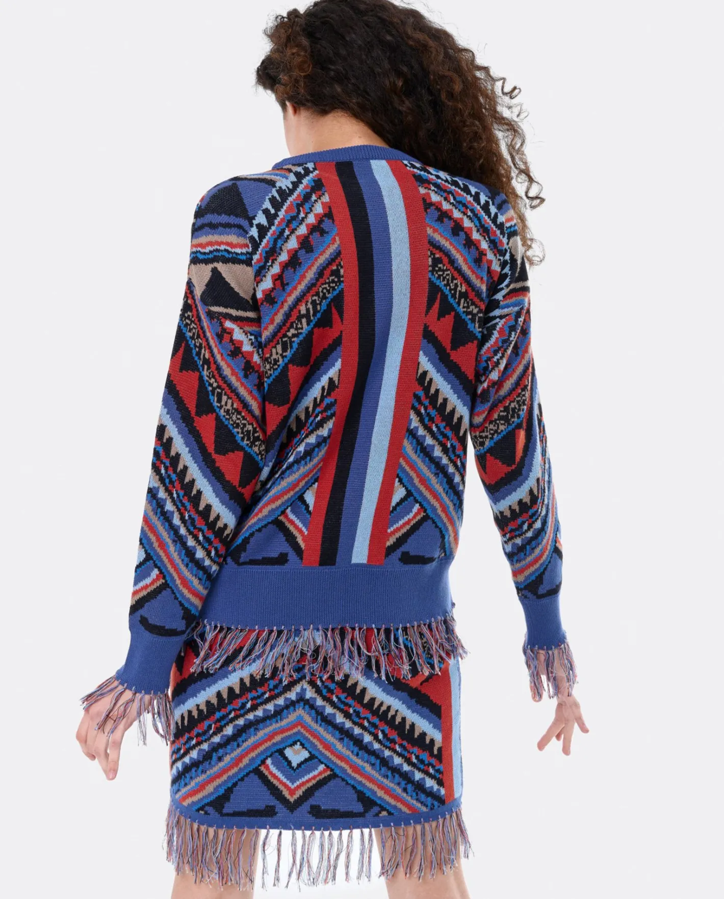 Cuplé Jersey Etnico Flecos Punto Tricot Multicolor^Mujer Sudaderas Y Jerseis