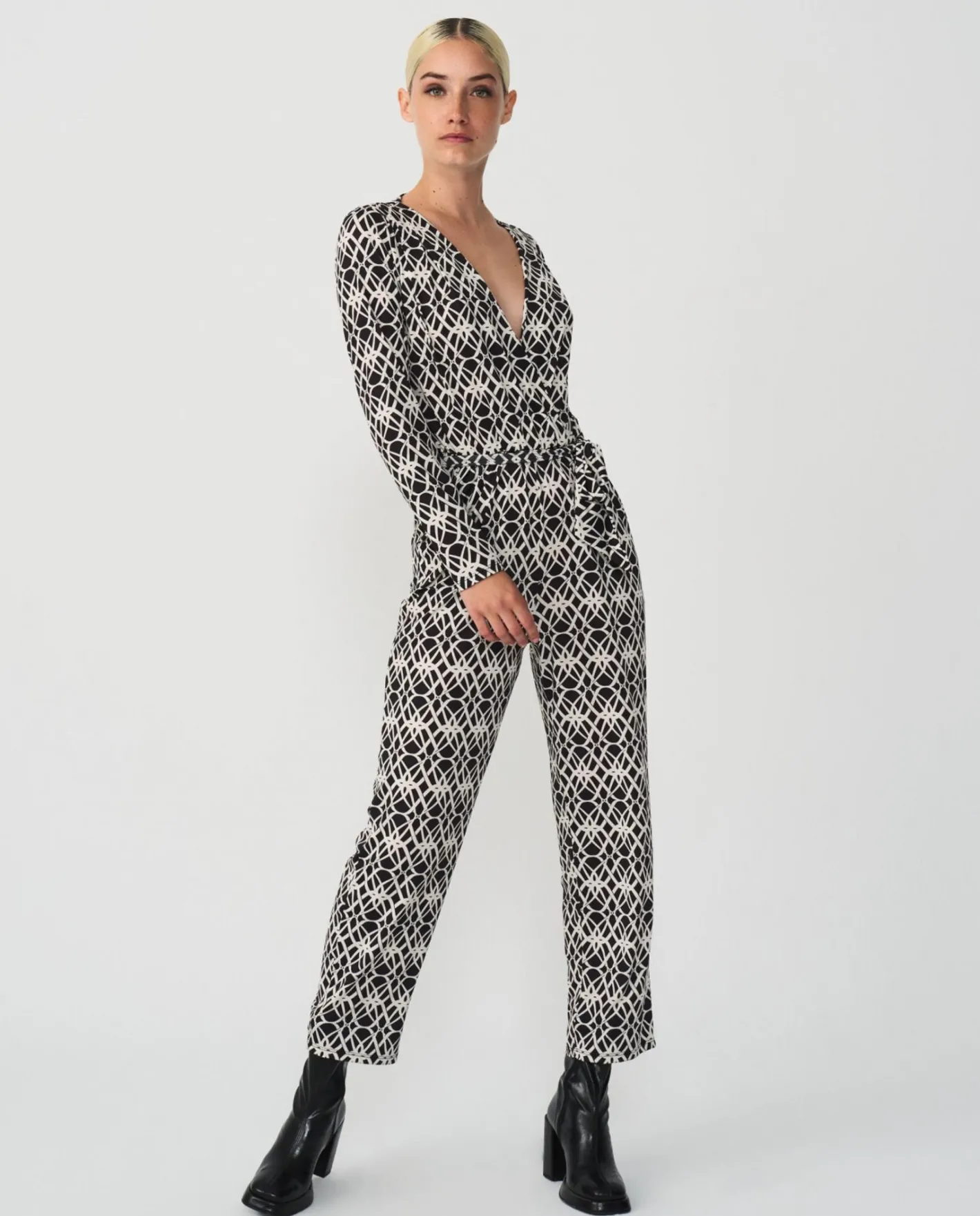Cuplé Mono M/L Punto Monogram^Mujer Monos