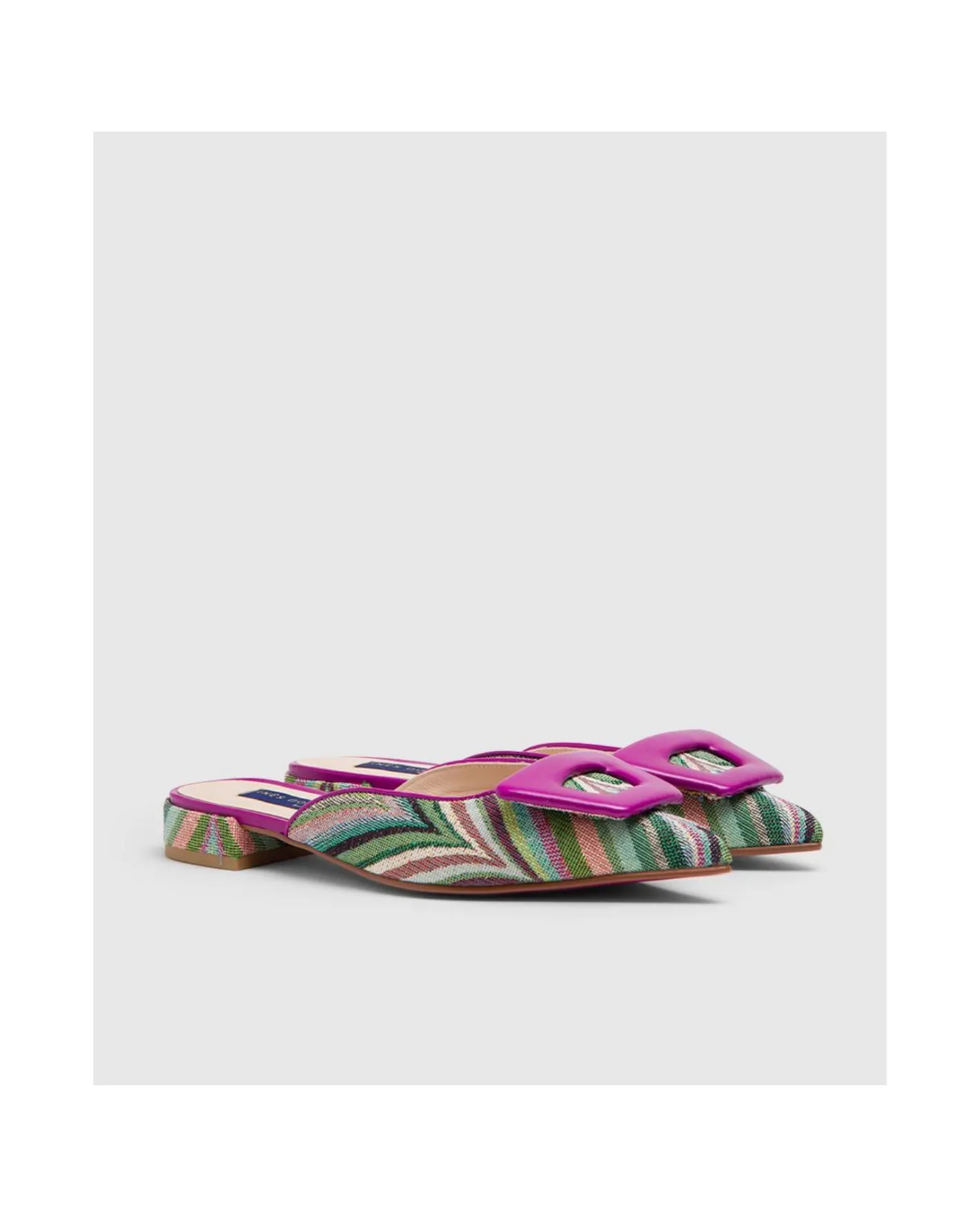 Cuplé Mule Ubeda Textil Multicolor^Mujer Zapatos Planos