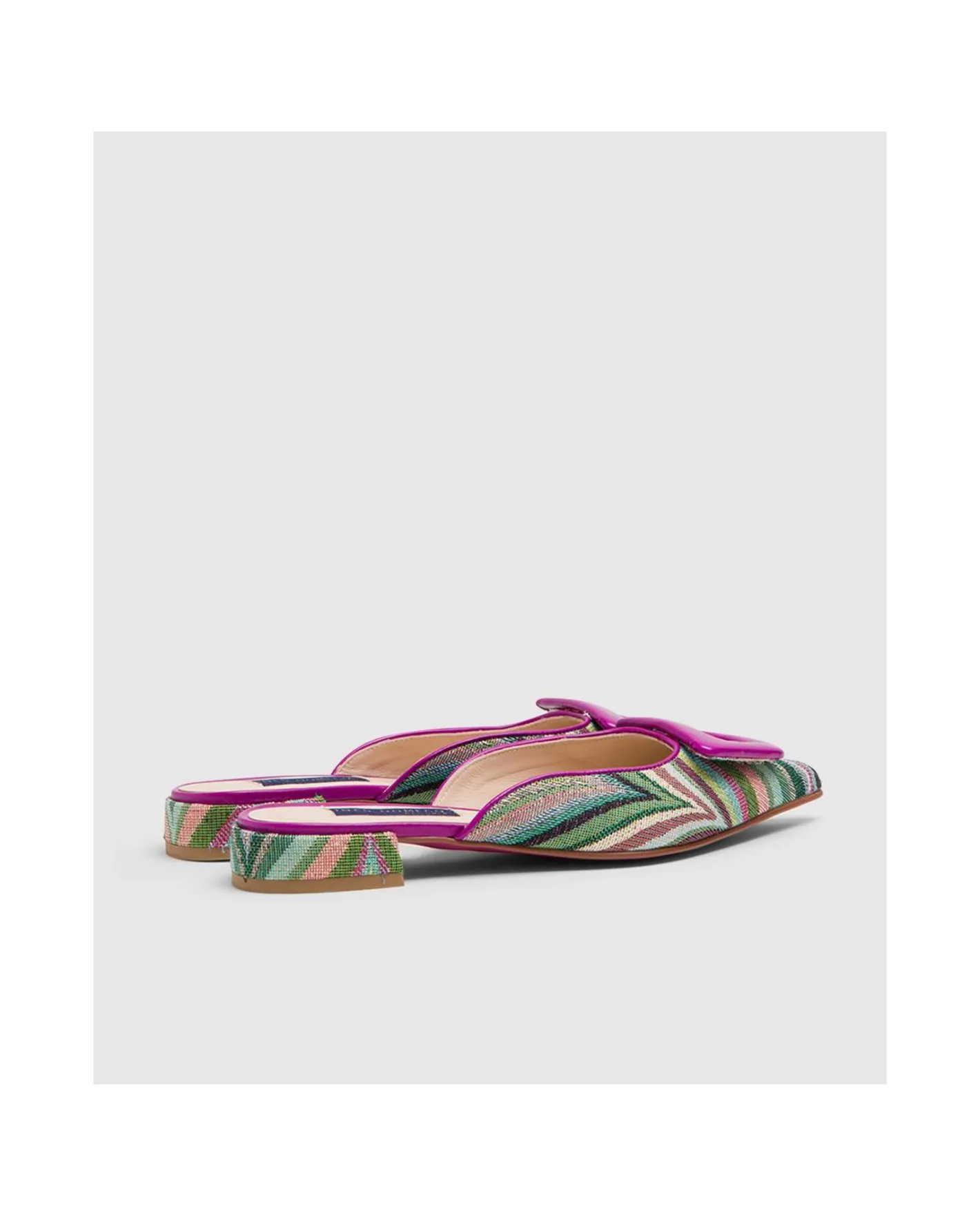 Cuplé Mule Ubeda Textil Multicolor^Mujer Zapatos Planos