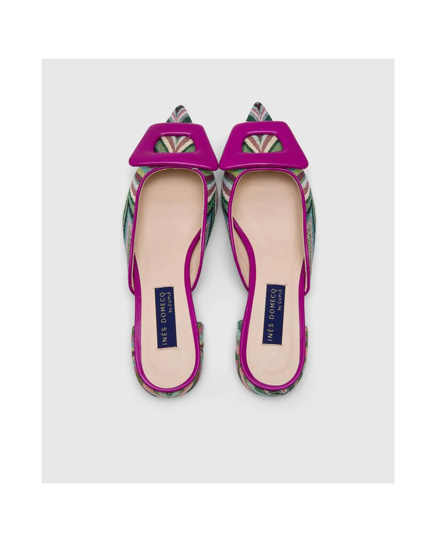 Cuplé Mule Ubeda Textil Multicolor^Mujer Zapatos Planos