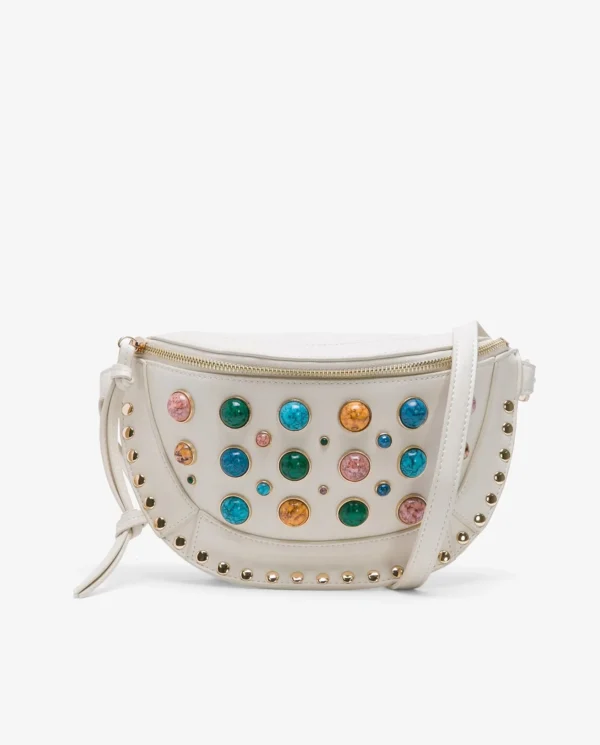 Cuplé Rinonera Saddie Tecnopiel Blanco^Mujer Riñoneras Y Mochilas