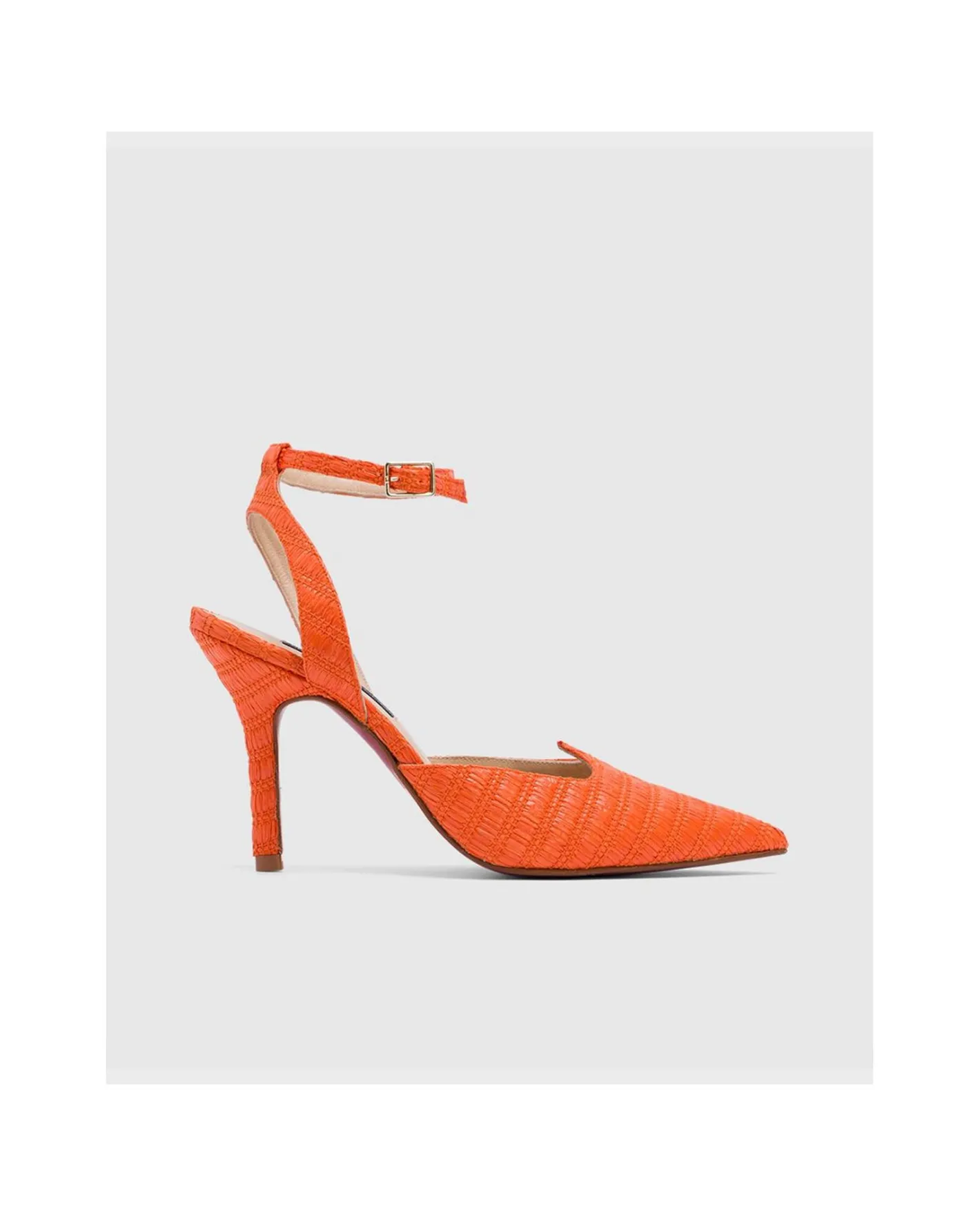 Cuplé Salon Dest. Vejer Rafia Naranja^Mujer Zapatos Tacón
