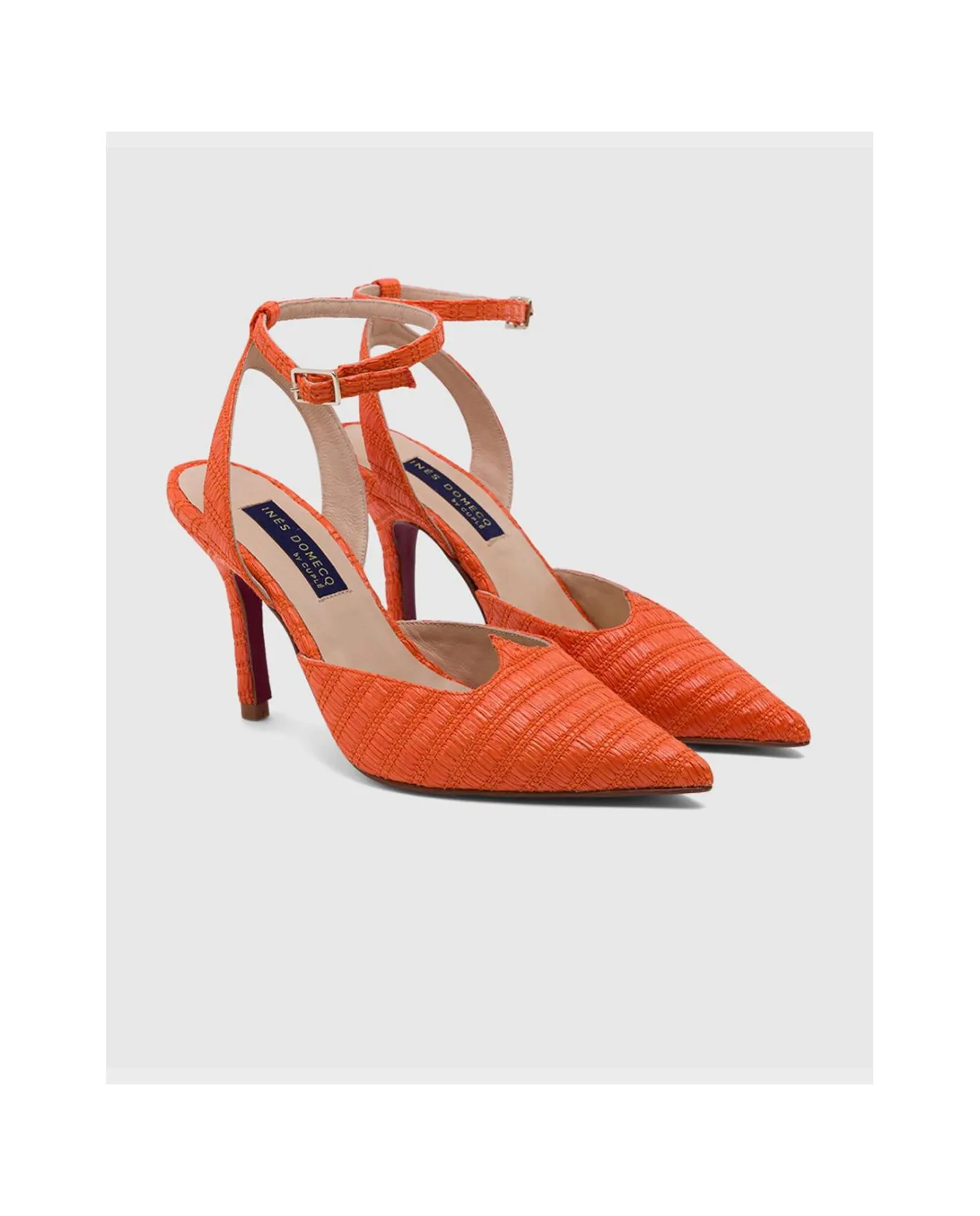 Cuplé Salon Dest. Vejer Rafia Naranja^Mujer Zapatos Tacón