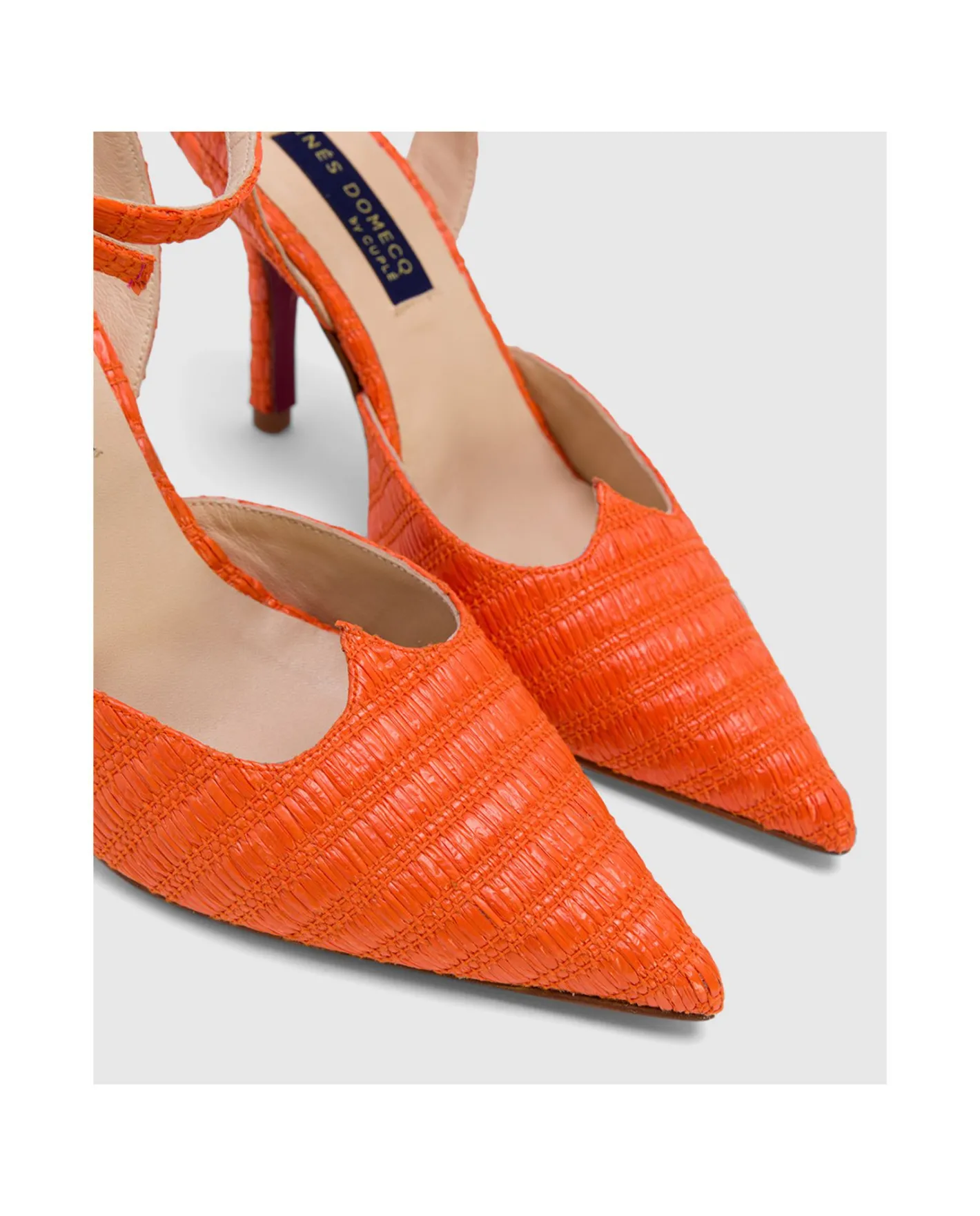 Cuplé Salon Dest. Vejer Rafia Naranja^Mujer Zapatos Tacón