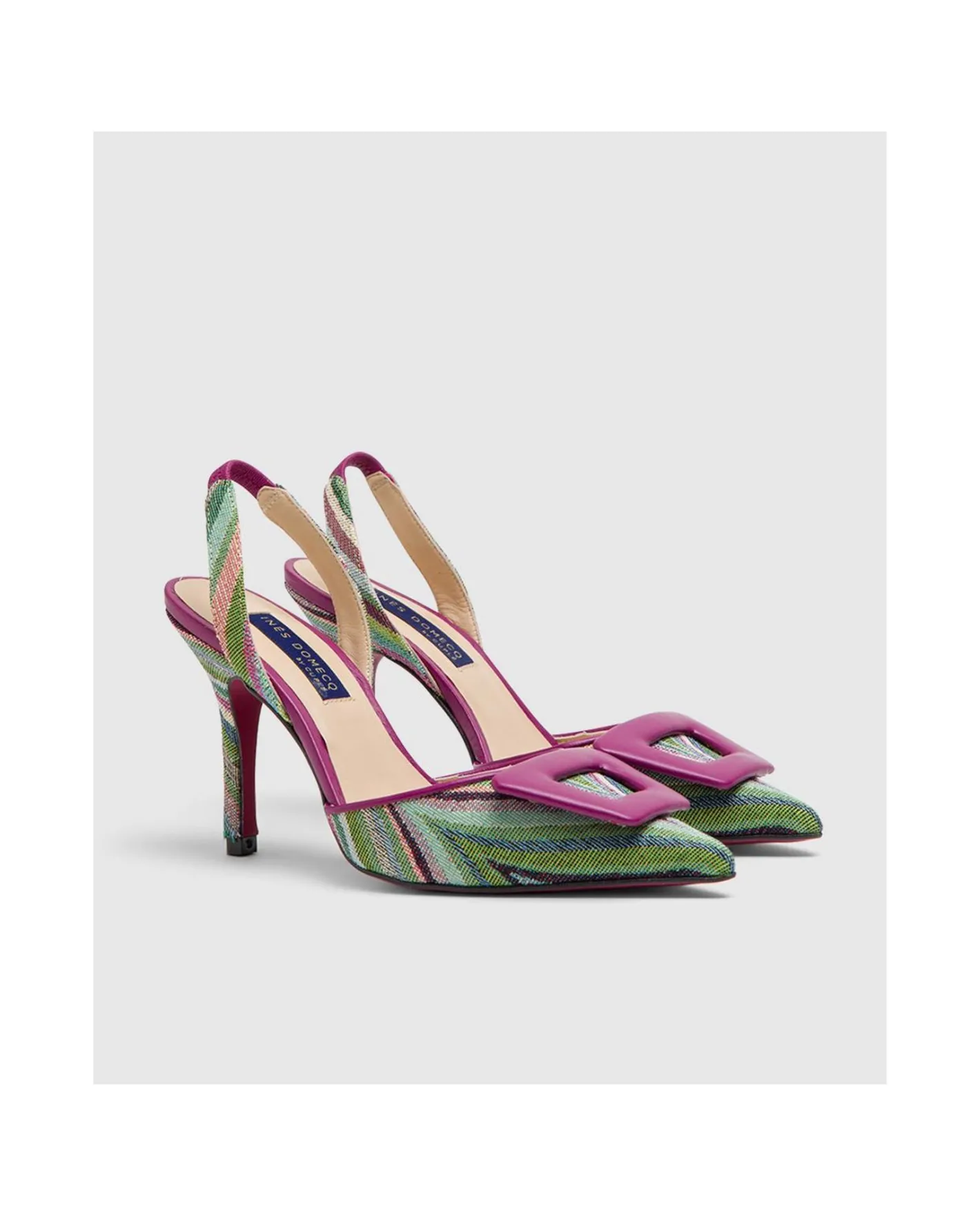 Cuplé Salon Destalonado Algeciras Medio Textil Multicolo^Mujer Zapatos Tacón