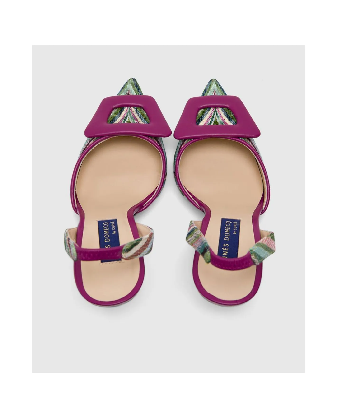Cuplé Salon Destalonado Algeciras Medio Textil Multicolo^Mujer Zapatos Tacón