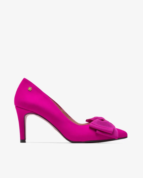 Cuplé Salon Lazo Ultrasuede Fucsia^Mujer Salones & Stilletos