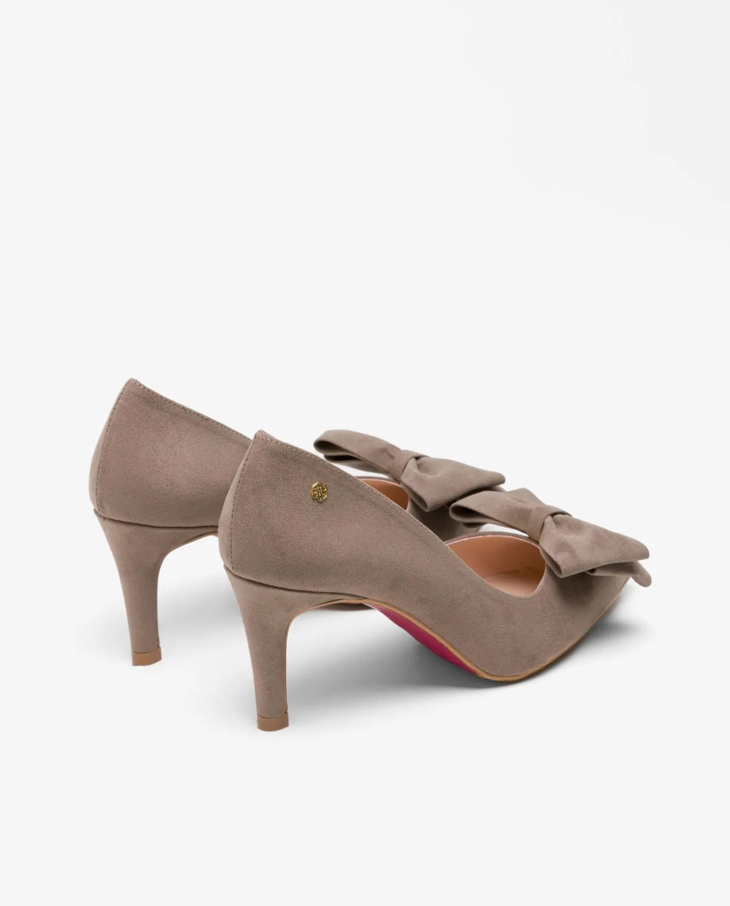 Cuplé Salon Lazo Ultrasuede Vison^Mujer Salones & Stilletos