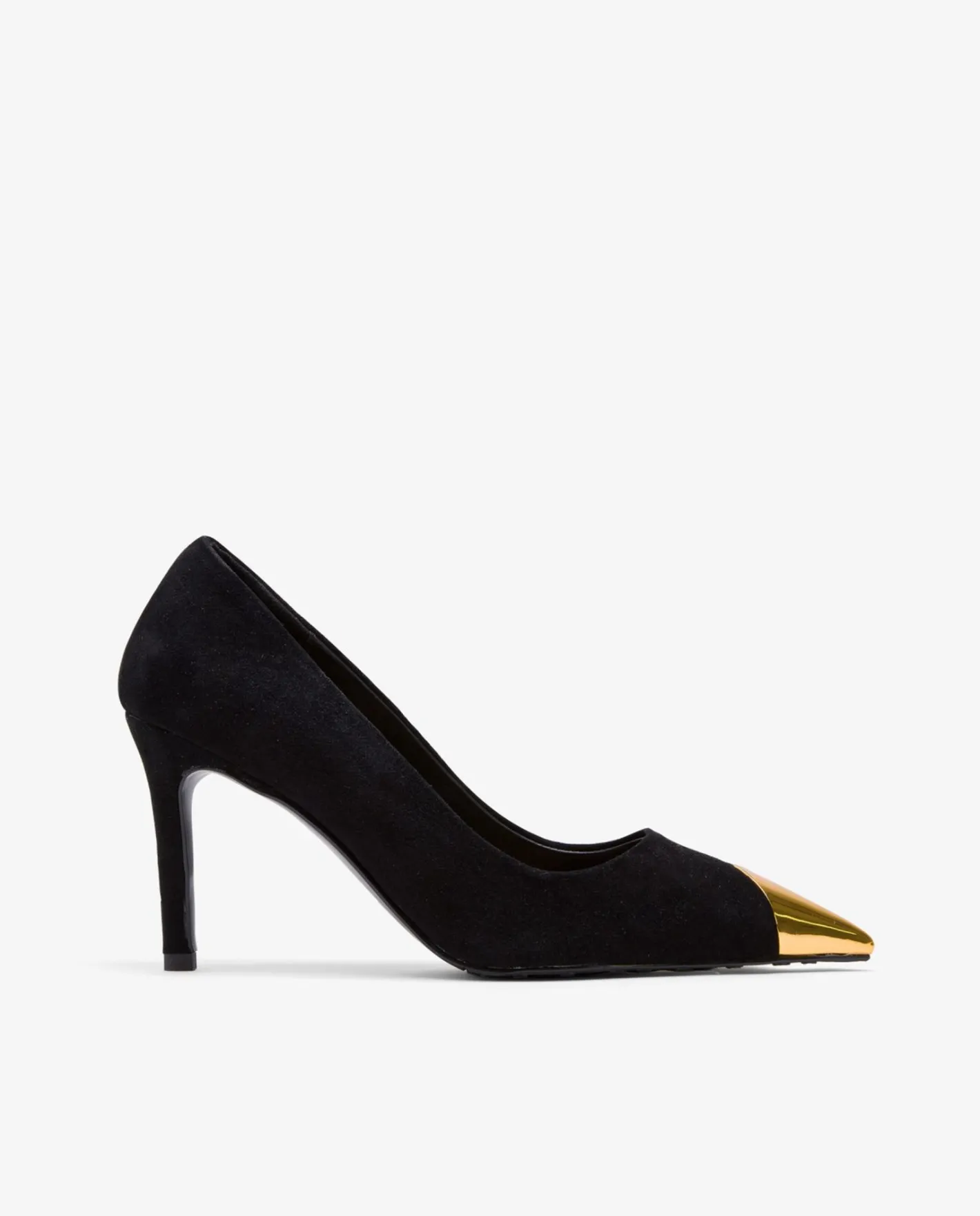 Cuplé Salon P. Metal Ante Negro^Mujer Salones & Stilletos