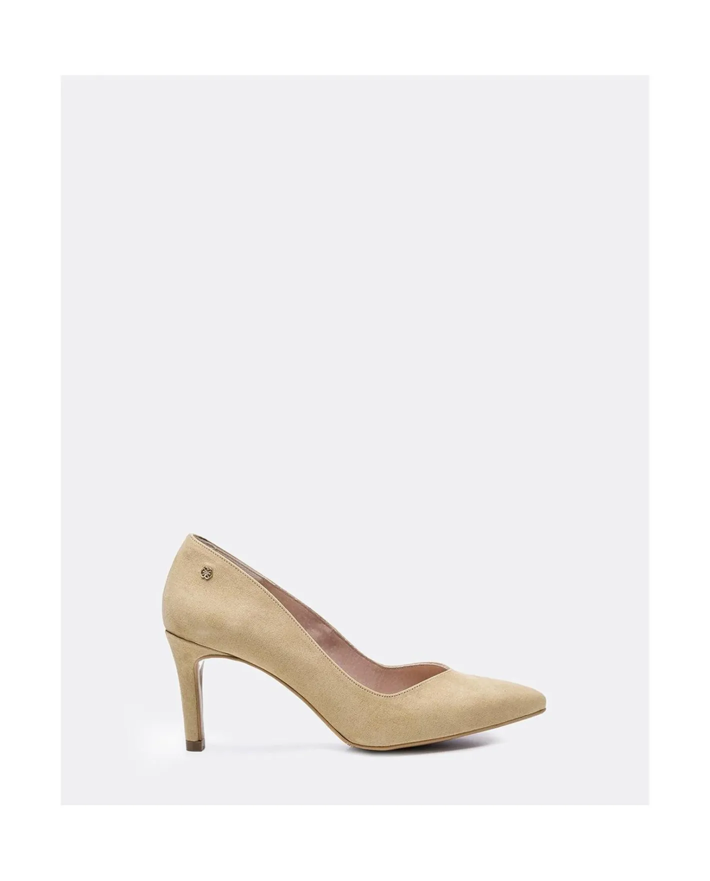 Cuplé Salon Pico Ultrasuede Camel^Mujer Salones & Stilletos