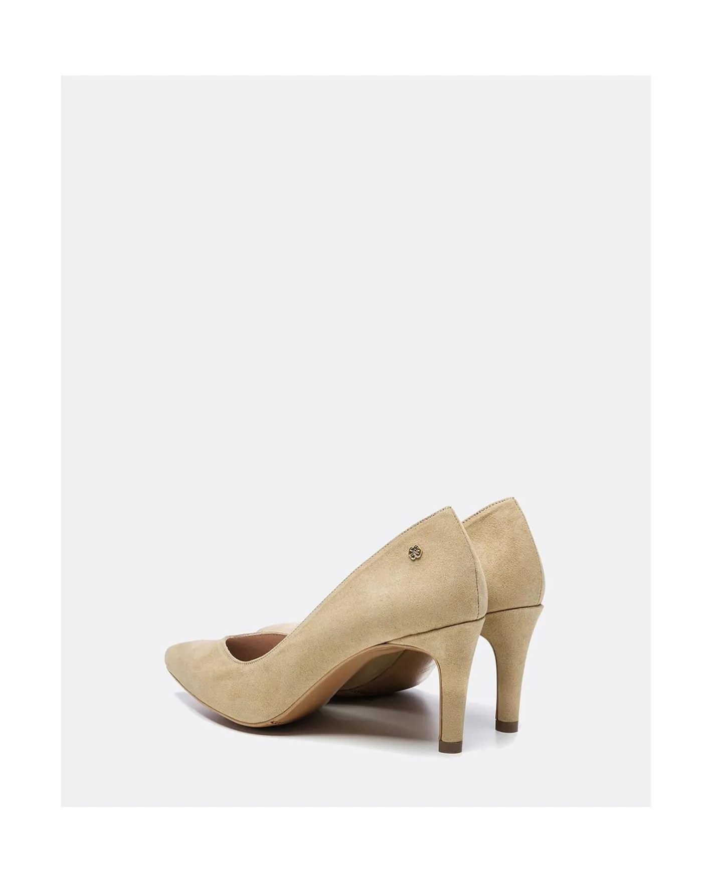 Cuplé Salon Pico Ultrasuede Camel^Mujer Salones & Stilletos