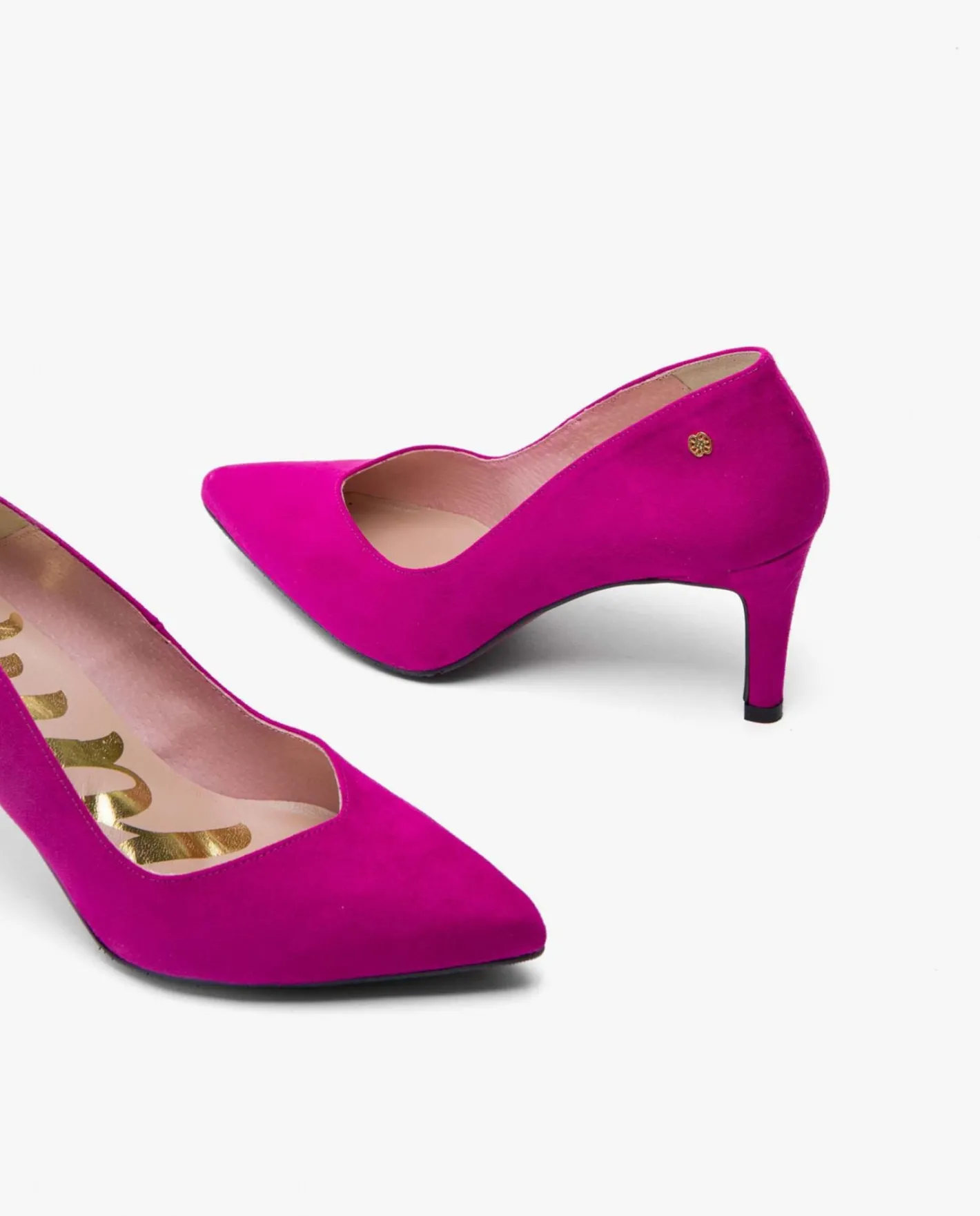 Cuplé Salon Pico Ultrasuede Fucsia^Mujer Salones & Stilletos