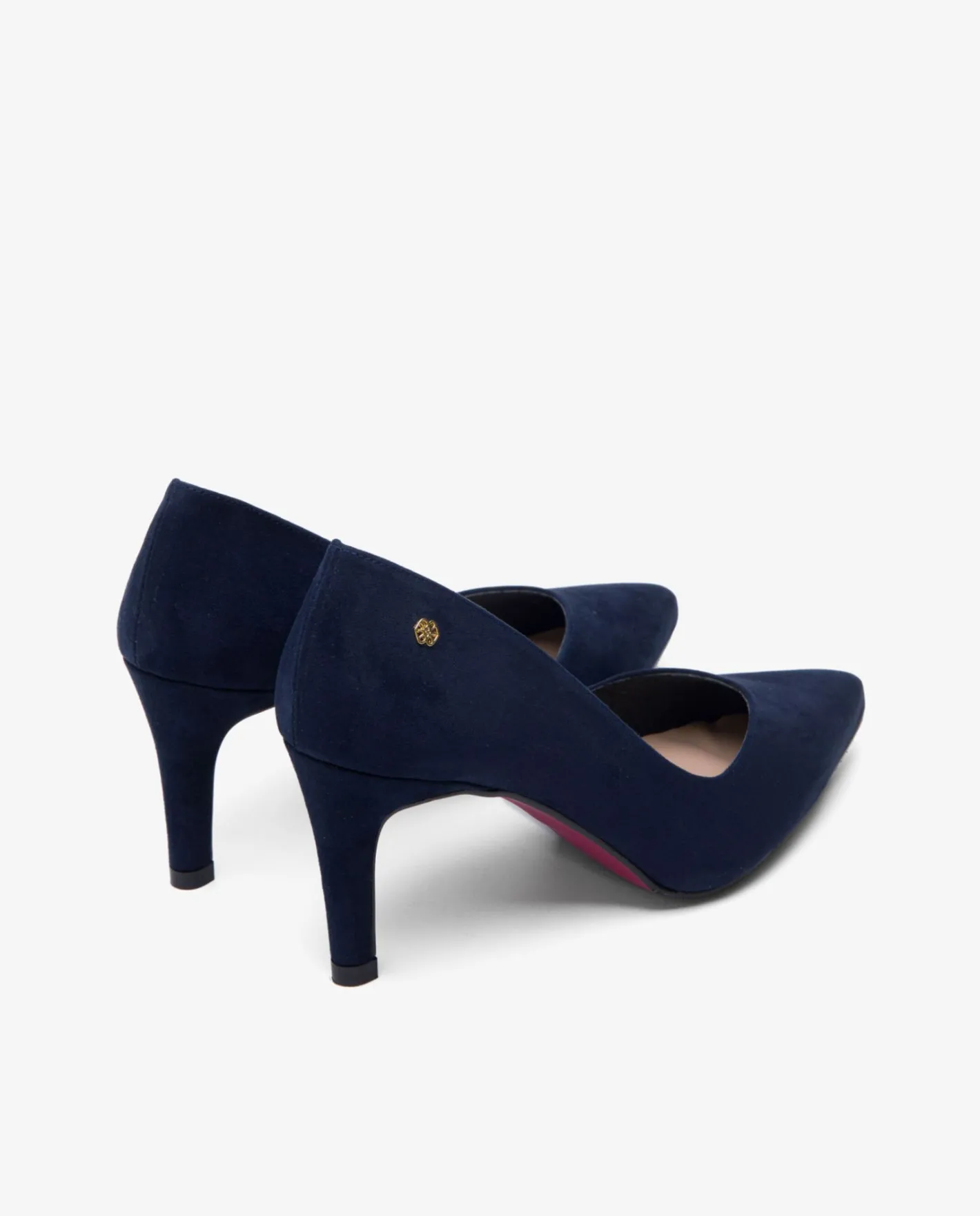 Cuplé Salon Pico Ultrasuede Marino^Mujer Salones & Stilletos