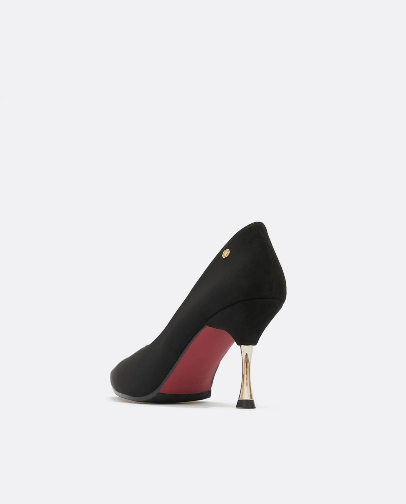 Cuplé Salon Pico Ultrasuede Negro^Mujer Salones & Stilletos