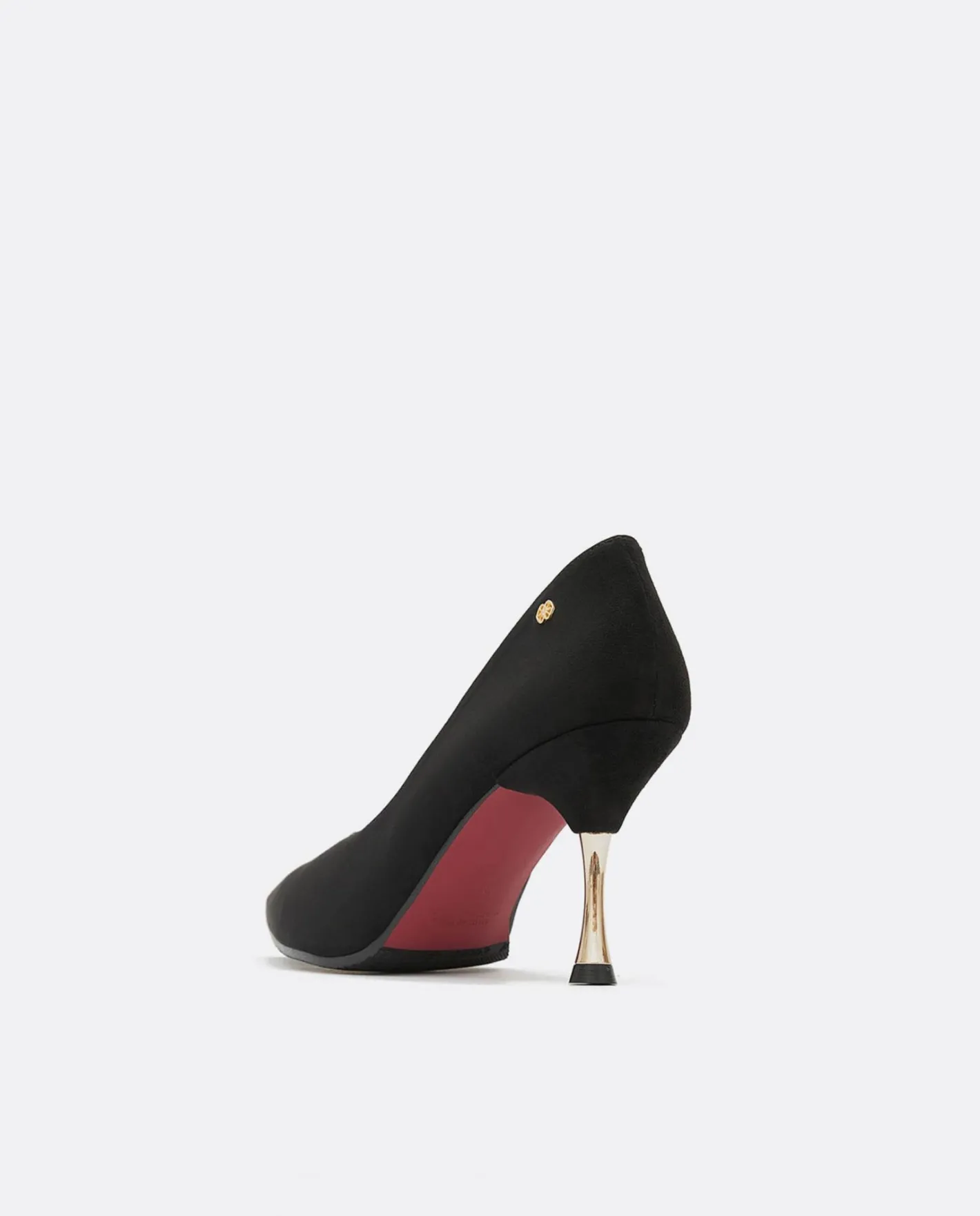 Cuplé Salon Pico Ultrasuede Negro^Mujer Salones & Stilletos