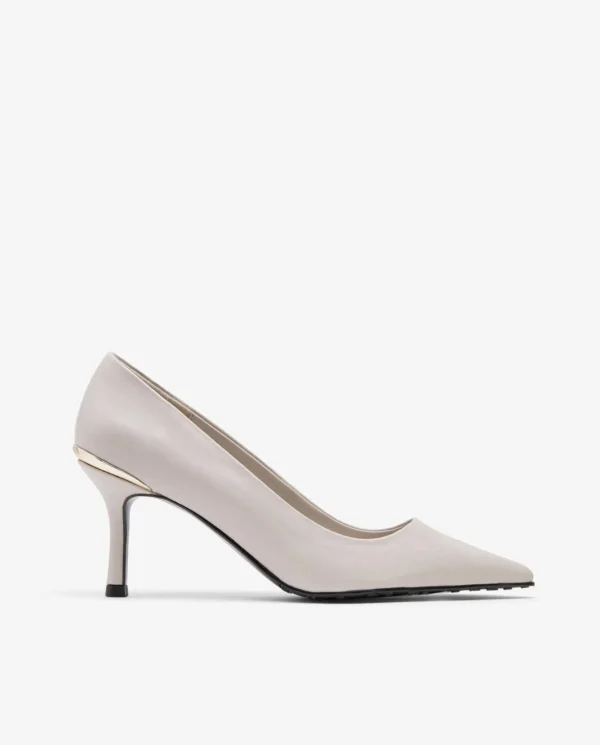 Cuplé Salon T/Metal Napa Gris^Mujer Salones & Stilletos