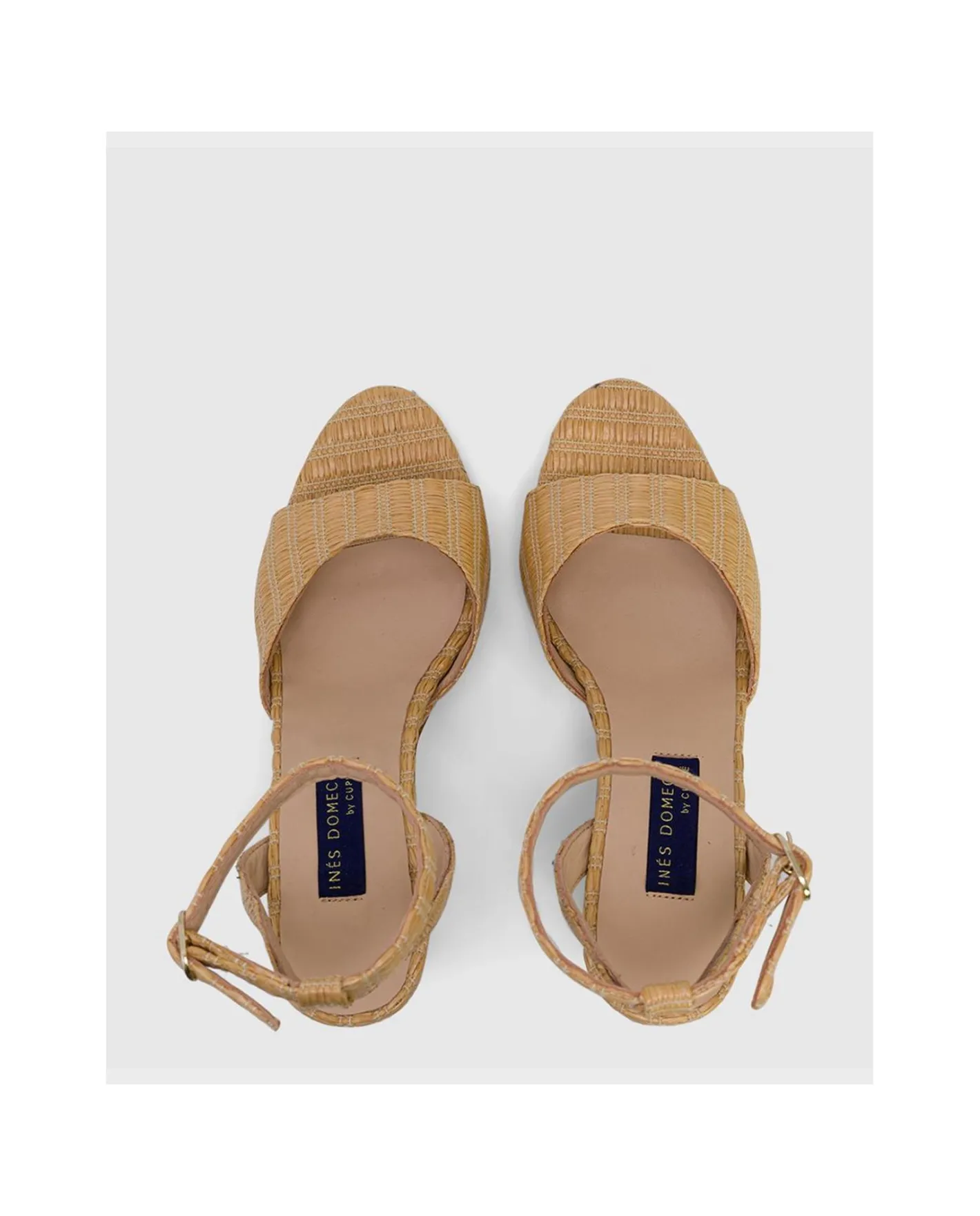 Cuplé Sandalia Almunecar Rafia Beig^Mujer Zapatos Tacón
