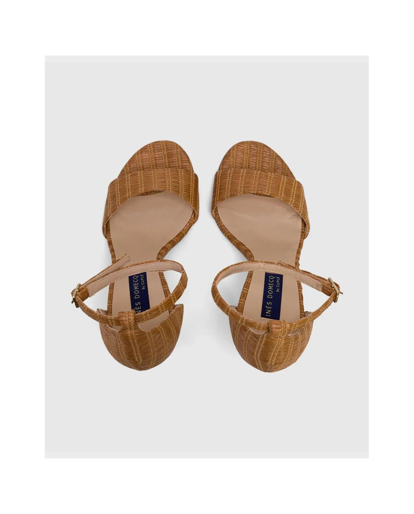 Cuplé Sandalia El Palmar Rafia Beig^Mujer Zapatos Tacón