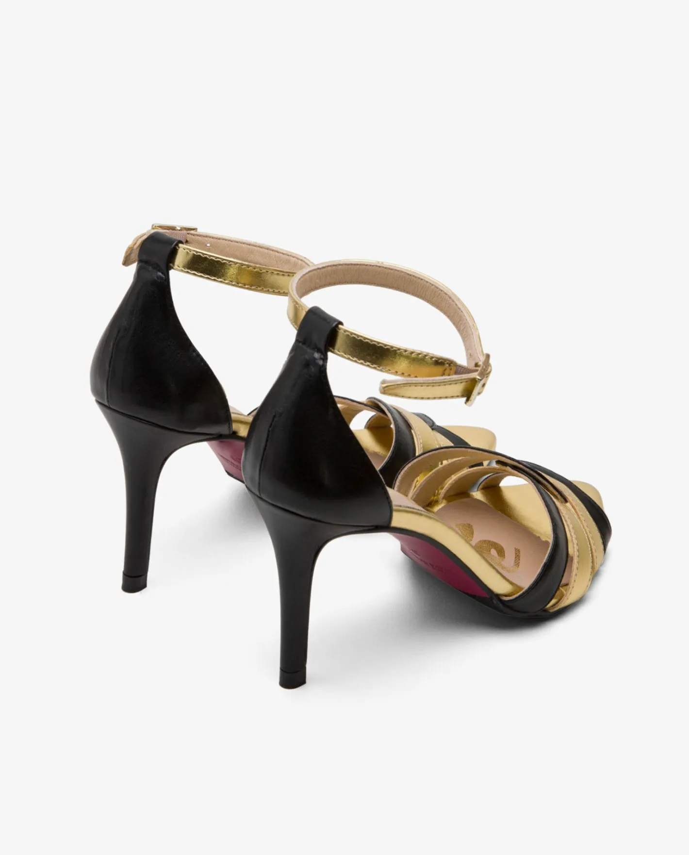 Cuplé Sandalia Entrelazada Piel Negro^Mujer Sandalias