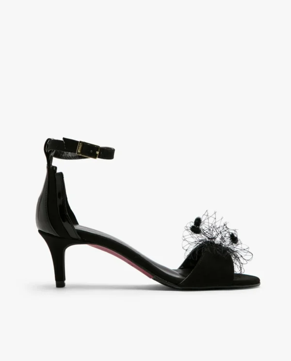 Cuplé Sandalia Pala Ultrasuede Negro^Mujer Sandalias