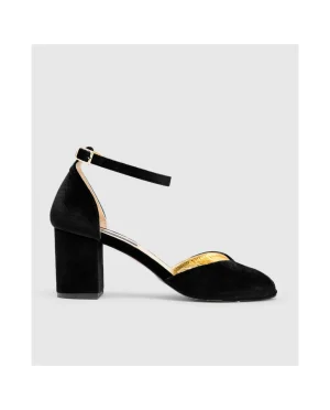 Cuplé Sandalia Sanlucar Terciopelo Negro^Mujer Special Prices