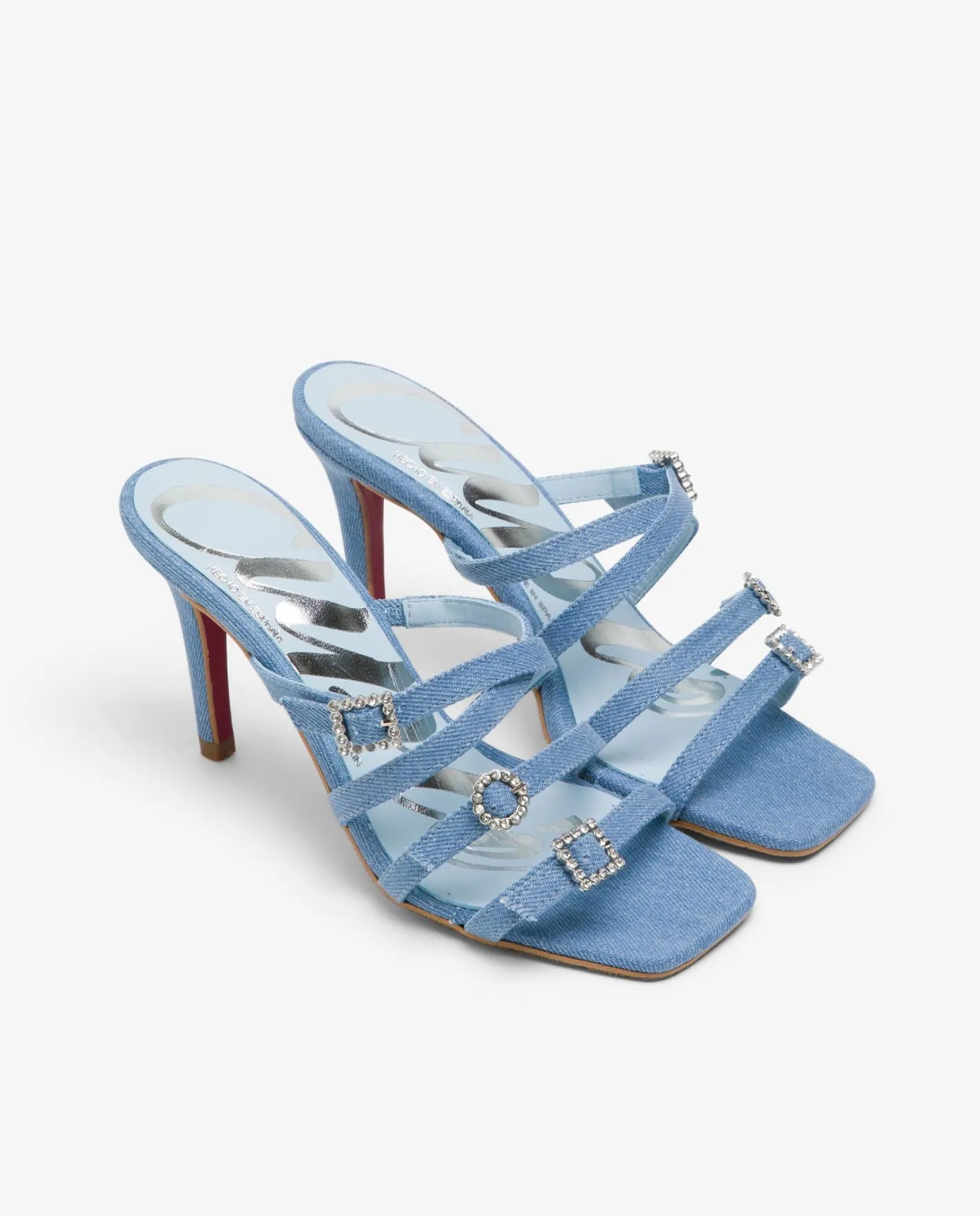 Cuplé Sandalia Tiras Vaquero Azul^Mujer Sandalias