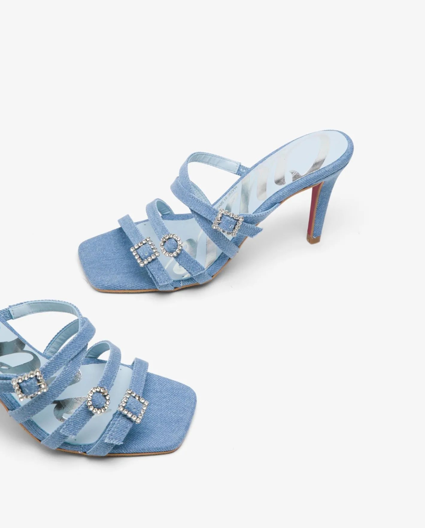 Cuplé Sandalia Tiras Vaquero Azul^Mujer Sandalias